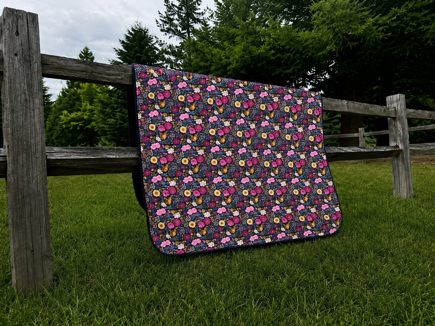 Wildflower Bouquet Picnic Blanket