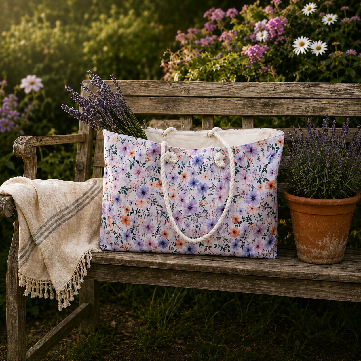 Cottage & Bloom Tote Collection