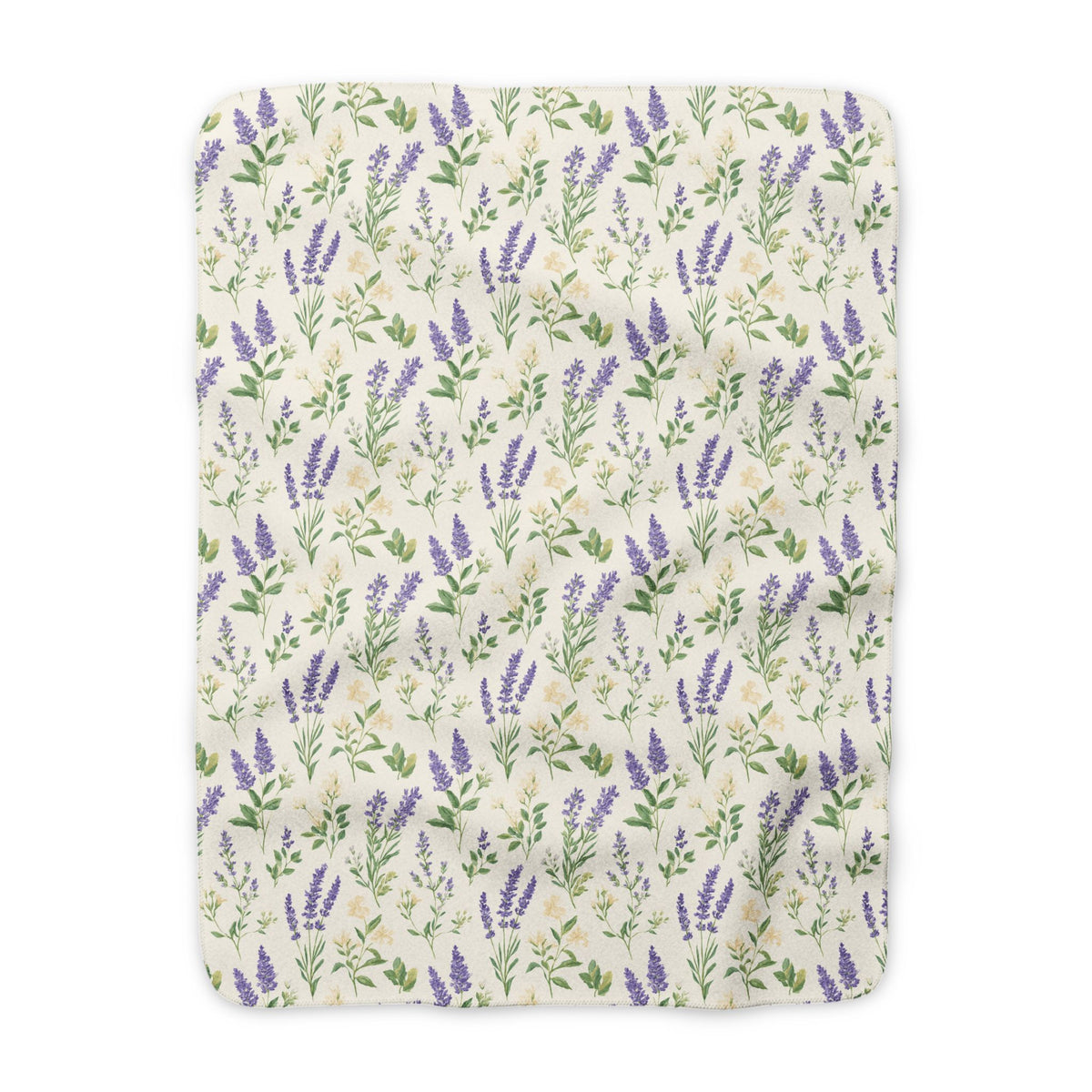 Lavender Fields Sherpa Throw