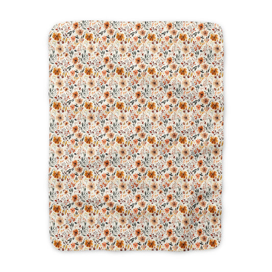 Winding Vine Sherpa Throw