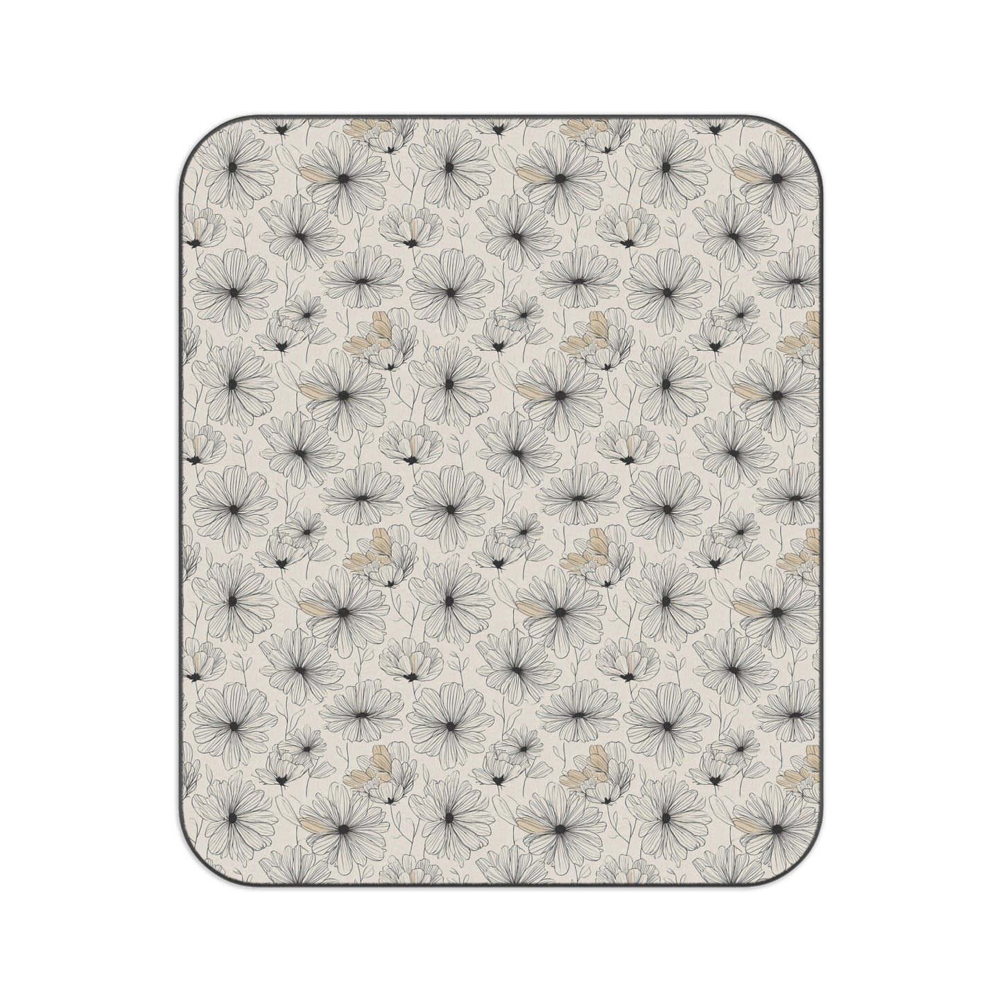 Daisy Floral Picnic Blanket