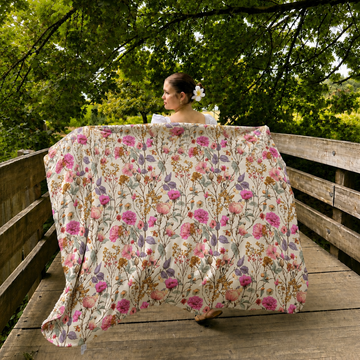 Sweetpea Lane Sherpa Throw