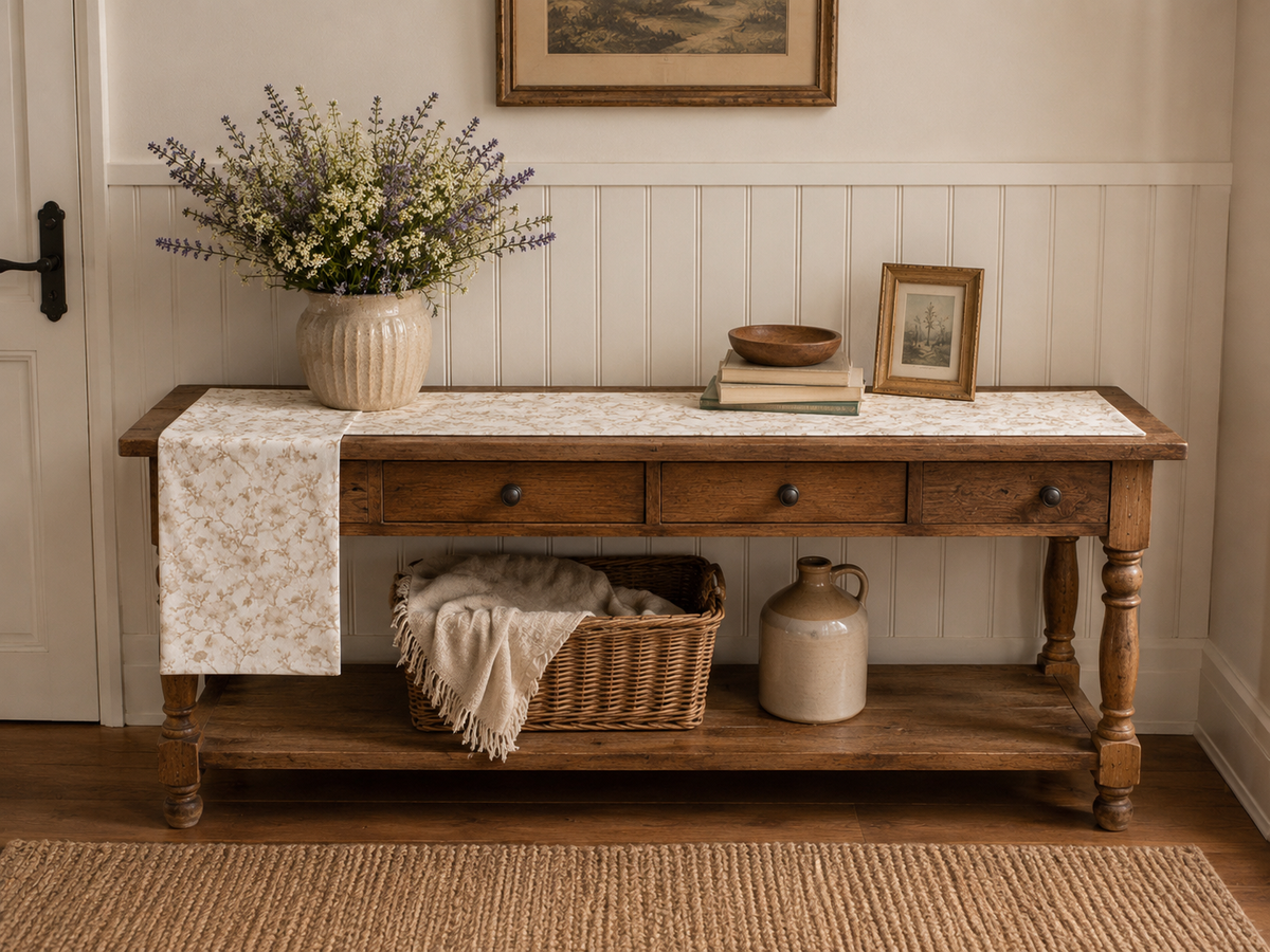 Willow Blossom Table runner