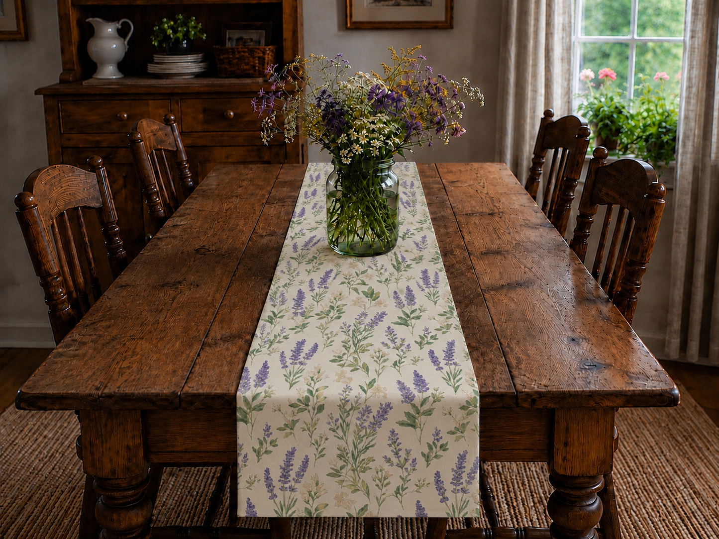 Lavender Fields Table Runner
