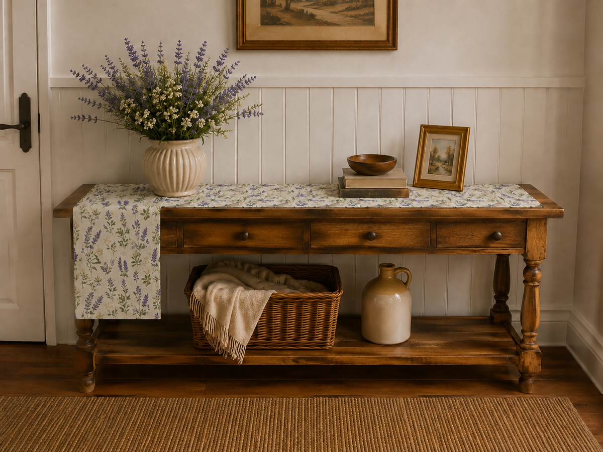 Lavender Fields Table Runner
