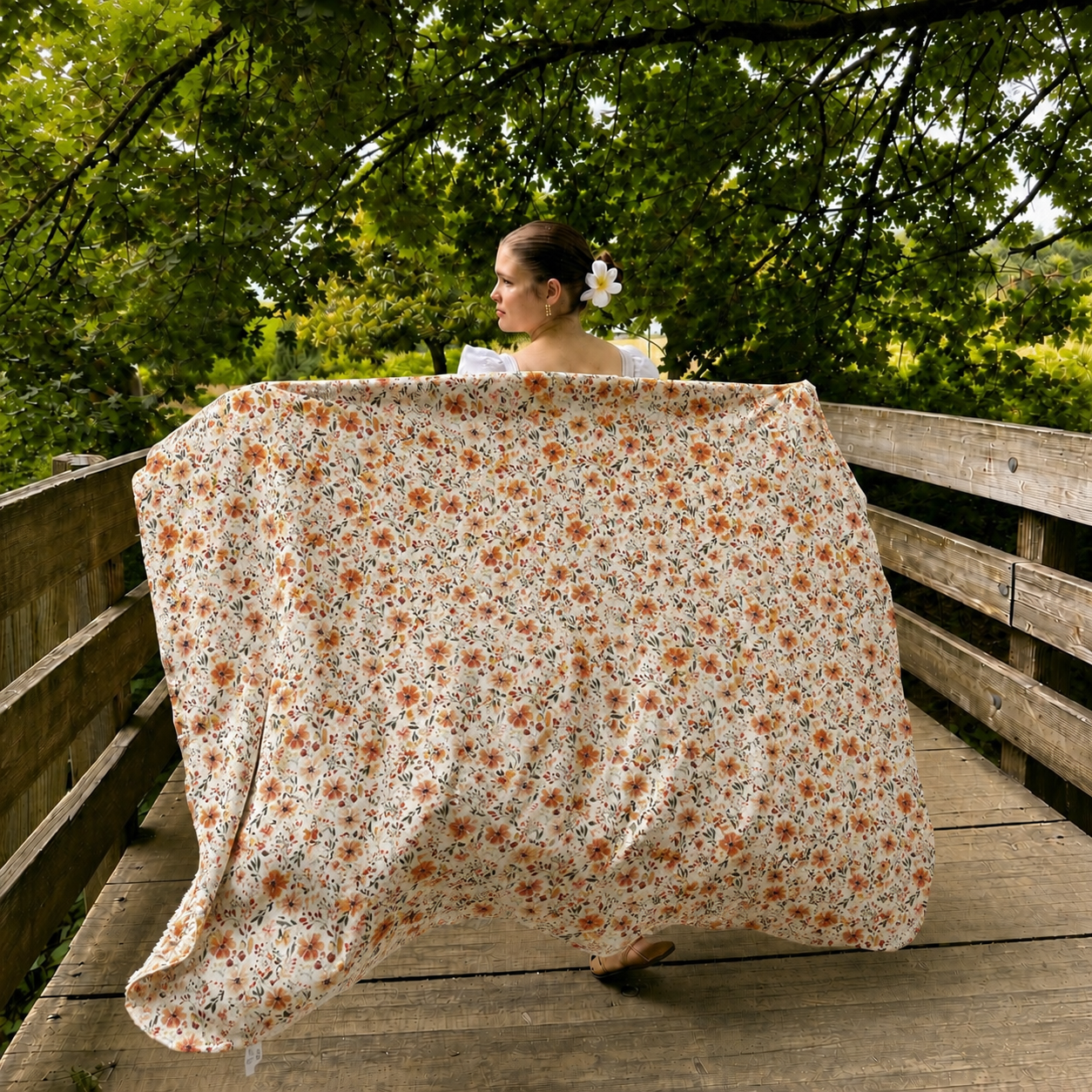 Winding Vine Sherpa Throw