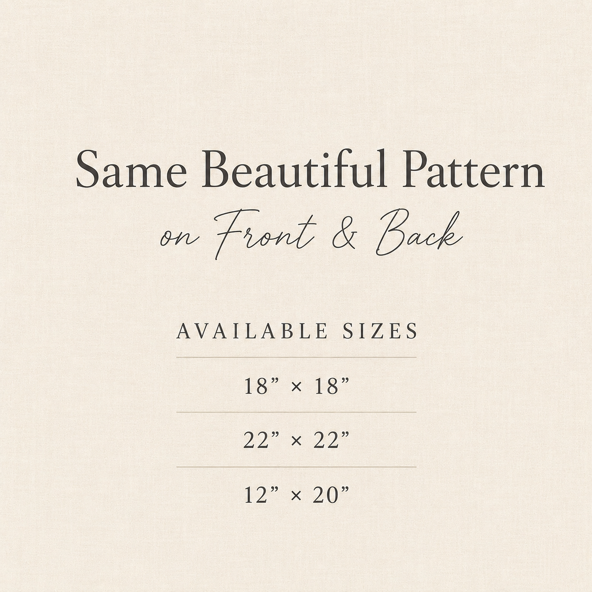 Tiny Blooms Premium Pillow Cover