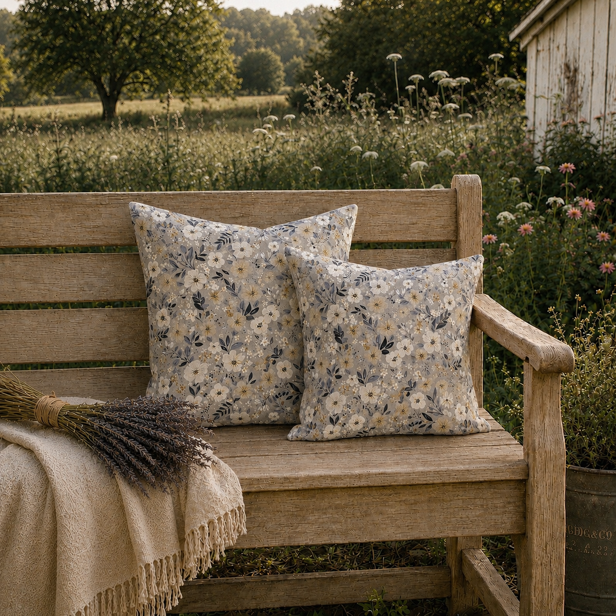 Clover Garden Premium Pillow Cover