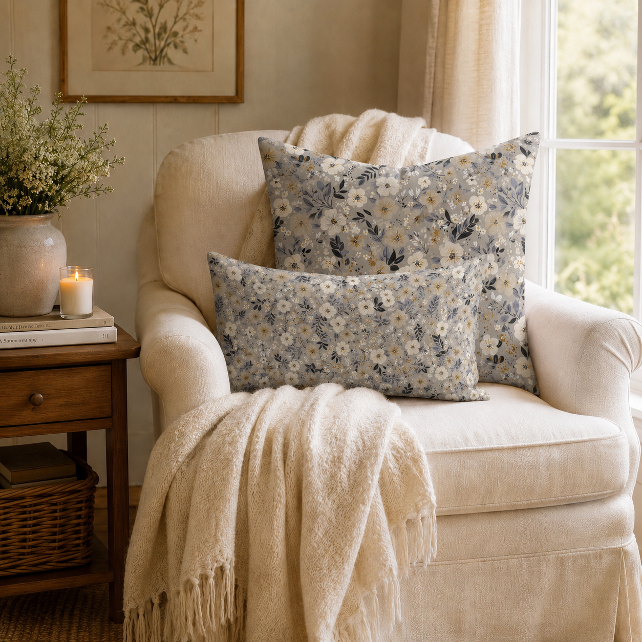 Clover Garden Premium Pillow Cover