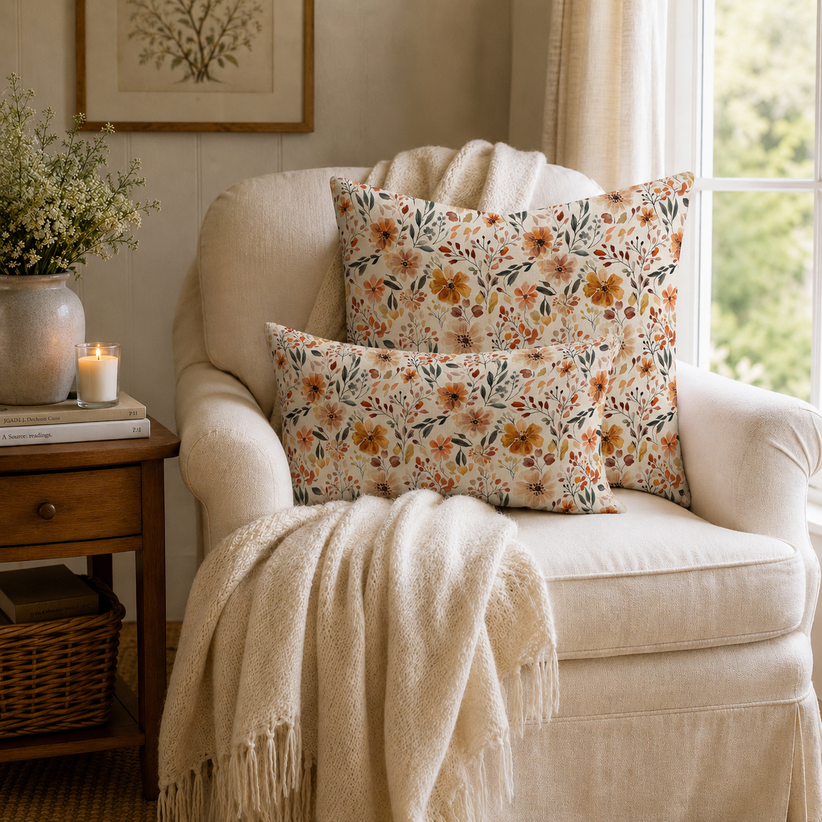 Winding Vine Premium Pillow Cover