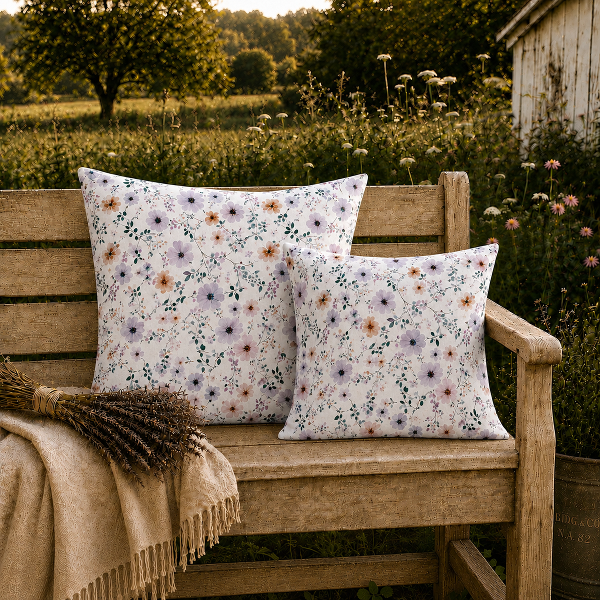 Sweet Blooms Premium Pillow Cover