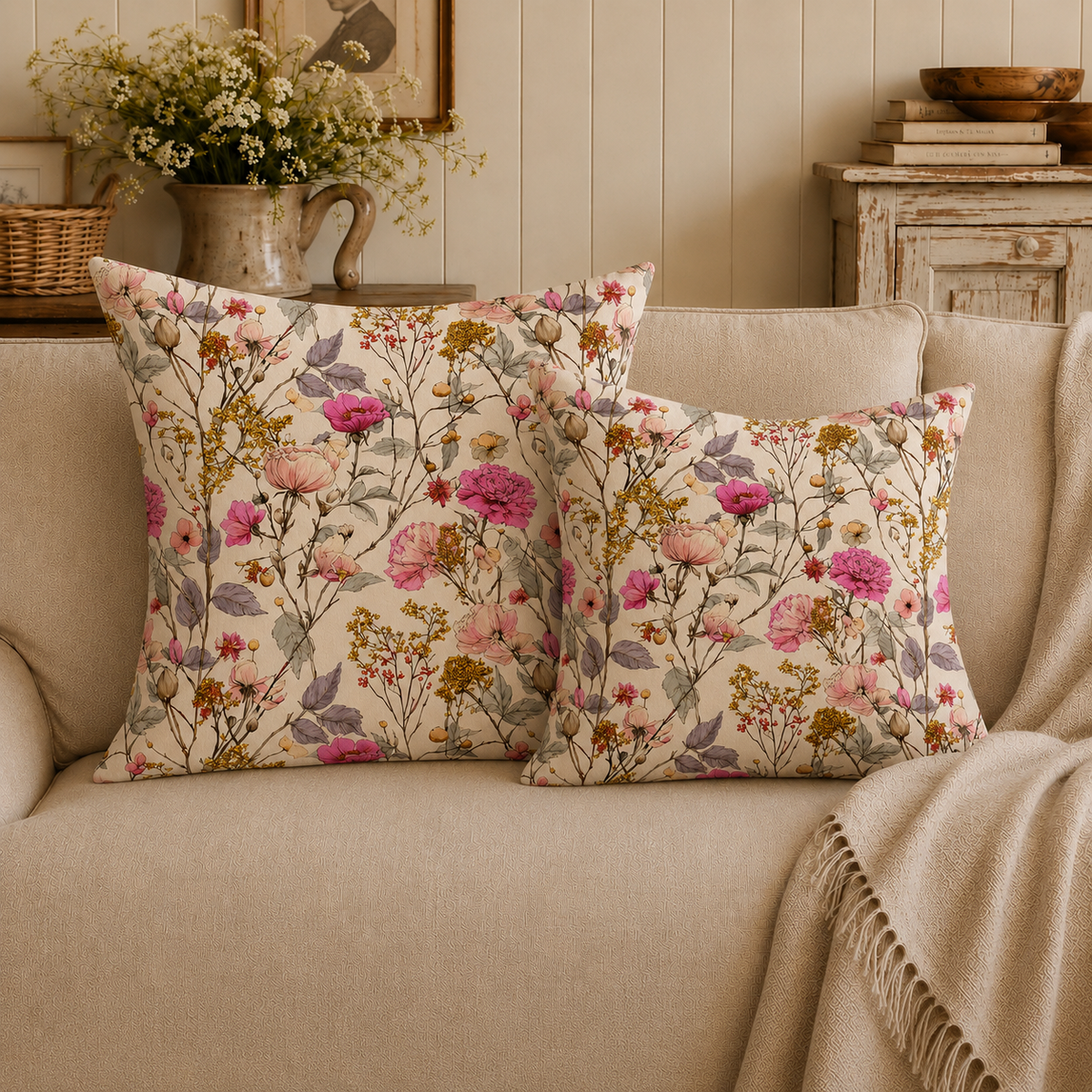 Sweetpea Lane Premium Pillow Cover