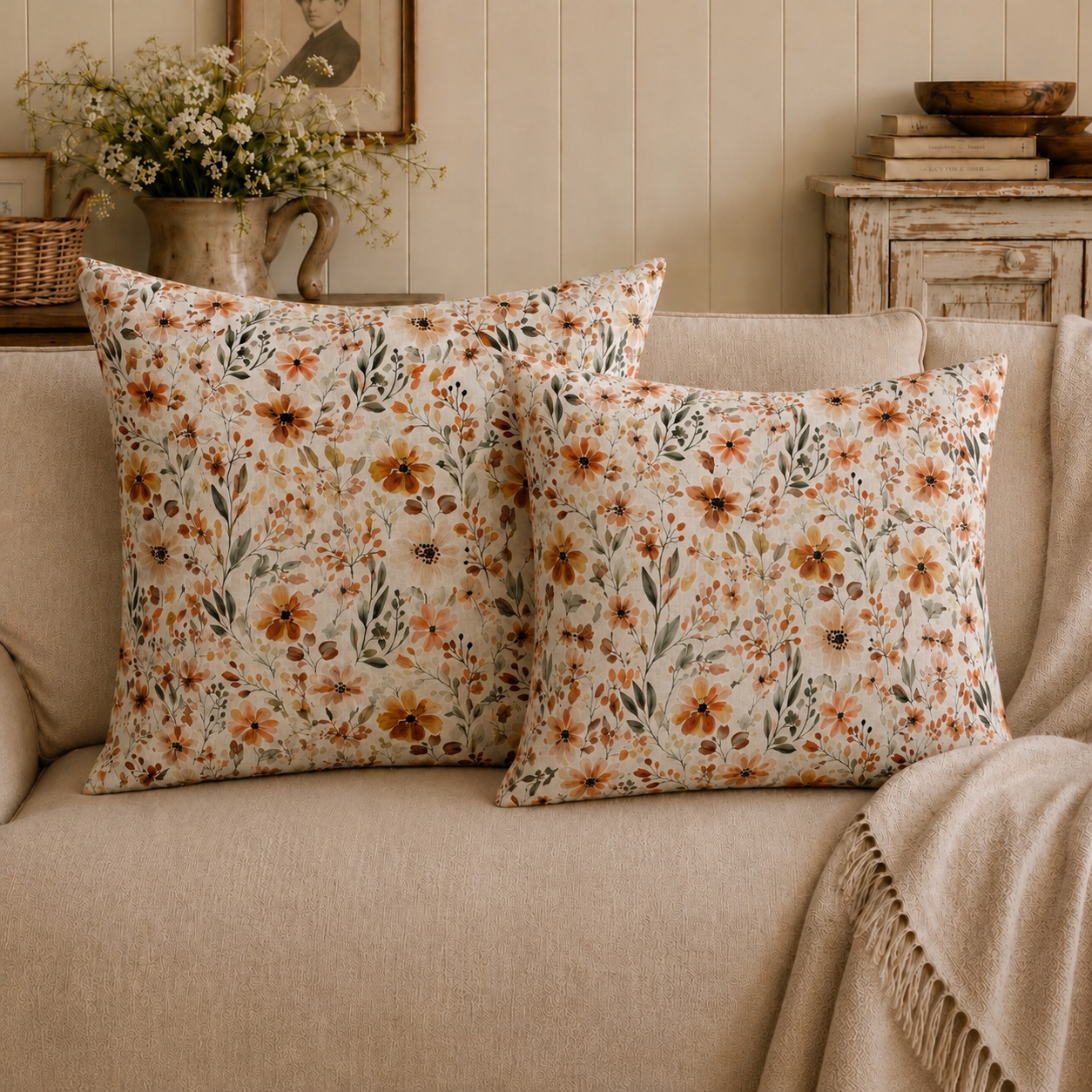 Winding Vine Premium Pillow Cover